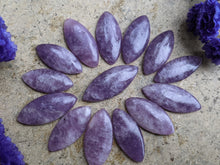 Load image into Gallery viewer, Lepidolite Marquise Cabochons
