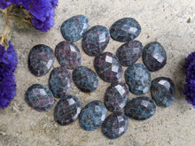 Load image into Gallery viewer, Ruby in Kyanite Rose Cut Cabochons
