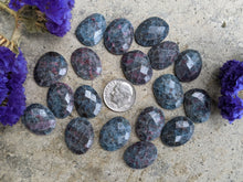 Load image into Gallery viewer, Ruby in Kyanite Rose Cut Cabochons
