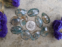 Load image into Gallery viewer, Moss Agate Rose Cut Cabochons
