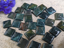 Load image into Gallery viewer, Bloodstone Square Cabochons
