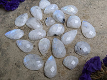 Load image into Gallery viewer, Moonstone Rose Cut Cabochons
