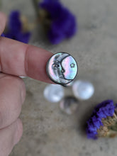 Load image into Gallery viewer, Mother of Pearl Carved Moon Cabochons
