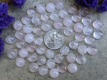 Load image into Gallery viewer, Rose Quartz Cabochons - 8mm Round

