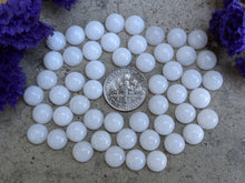 Load image into Gallery viewer, Snow Quartz Cabochons - 8mm Round

