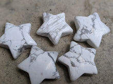 Load image into Gallery viewer, Howlite Puffy Stars
