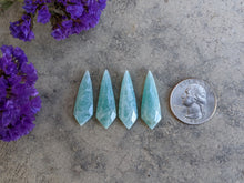 Load image into Gallery viewer, Amazonite Rose Cut Drops
