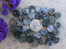 Load image into Gallery viewer, Moss Agate Flower Beads
