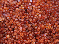 Carnelian Round Cabochons - 3mm