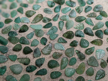 Load image into Gallery viewer, Emerald Carved Leaf Cabochons
