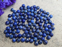 Load image into Gallery viewer, Lapis Lazuli Round Cabochons - 4mm
