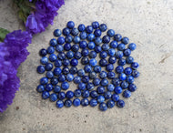 Lapis Lazuli Round Cabochons - 4mm
