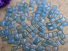 Load image into Gallery viewer, Aqua Chalcedony Rectangle Cabochons
