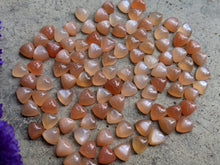 Load image into Gallery viewer, Peach Moonstone Trillion Cabochons - 6mm
