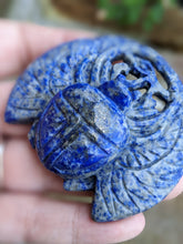 Load image into Gallery viewer, Lapis Lazuli Scarab Carving

