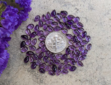 Load image into Gallery viewer, Amethyst Teardrop Cabochons - 6x9mm

