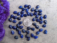 Lapis Lazuli Teardrop Cabochons - 6x8mm