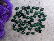 Green Aventurine Oval Cabochons - 6x8mm