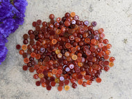 Carnelian Round Cabochons - 5mm