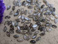 Grey Moonstone Marquise Cabochons - 4x8mm