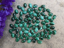 Load image into Gallery viewer, Malachite Oval Cabochons - 5x7mm
