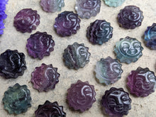 Load image into Gallery viewer, Fluorite Sun Cabochons
