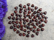 Load image into Gallery viewer, Tigers Eye (Red) Trillion Cabochons - 6mm
