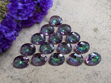 Load image into Gallery viewer, Mystic Quartz Oval Facets - 10x12mm

