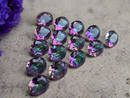 Mystic Quartz Oval Facets - 10x12mm