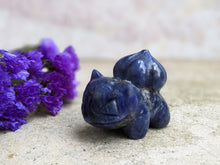 Load image into Gallery viewer, Sodalite Bulbasaur Pokemon Carving
