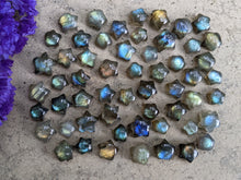 Load image into Gallery viewer, Labradorite Star Cabochons - Mini
