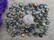 Load image into Gallery viewer, Labradorite Star Cabochons - Mini
