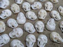 Load image into Gallery viewer, Mother of Pearl Skull Cabochons
