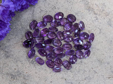 Load image into Gallery viewer, Amethyst Oval Facets - 6x8mm
