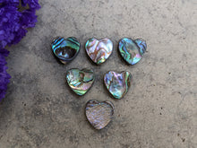 Load image into Gallery viewer, Abalone Hearts (Drilled)
