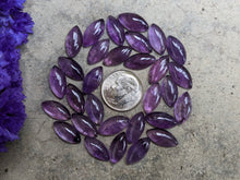 Load image into Gallery viewer, Amethyst Marquise Cabochons - 7x14mm
