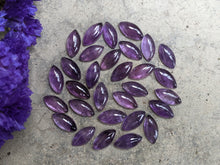 Load image into Gallery viewer, Amethyst Marquise Cabochons - 7x14mm
