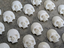 Load image into Gallery viewer, Bone Skull Cabochons (Drilled)
