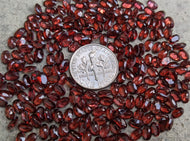 Garnet Oval Facets - 3x5mm
