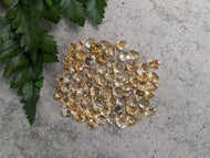 Citrine Wide Teardrop Facets - 6mm