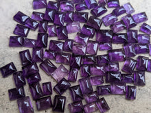 Load image into Gallery viewer, Amethyst Rectangle Cabochons
