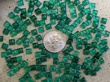 Load image into Gallery viewer, Green Onyx Square Cabochons - 4mm
