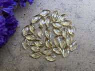 Lemon Quartz Marquise Rose Cuts - 5x10mm