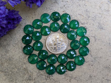 Load image into Gallery viewer, Green Onyx Round Rose Cut Cabochons - 8mm
