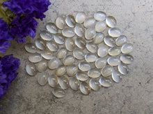 Load image into Gallery viewer, White Moonstone Oval Cabochons - 6x8
