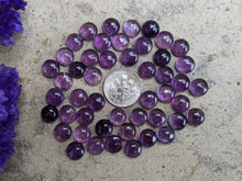 Load image into Gallery viewer, Amethyst Round Cabochons - 8mm
