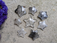 Tourmalinated Quartz Star Cabochons