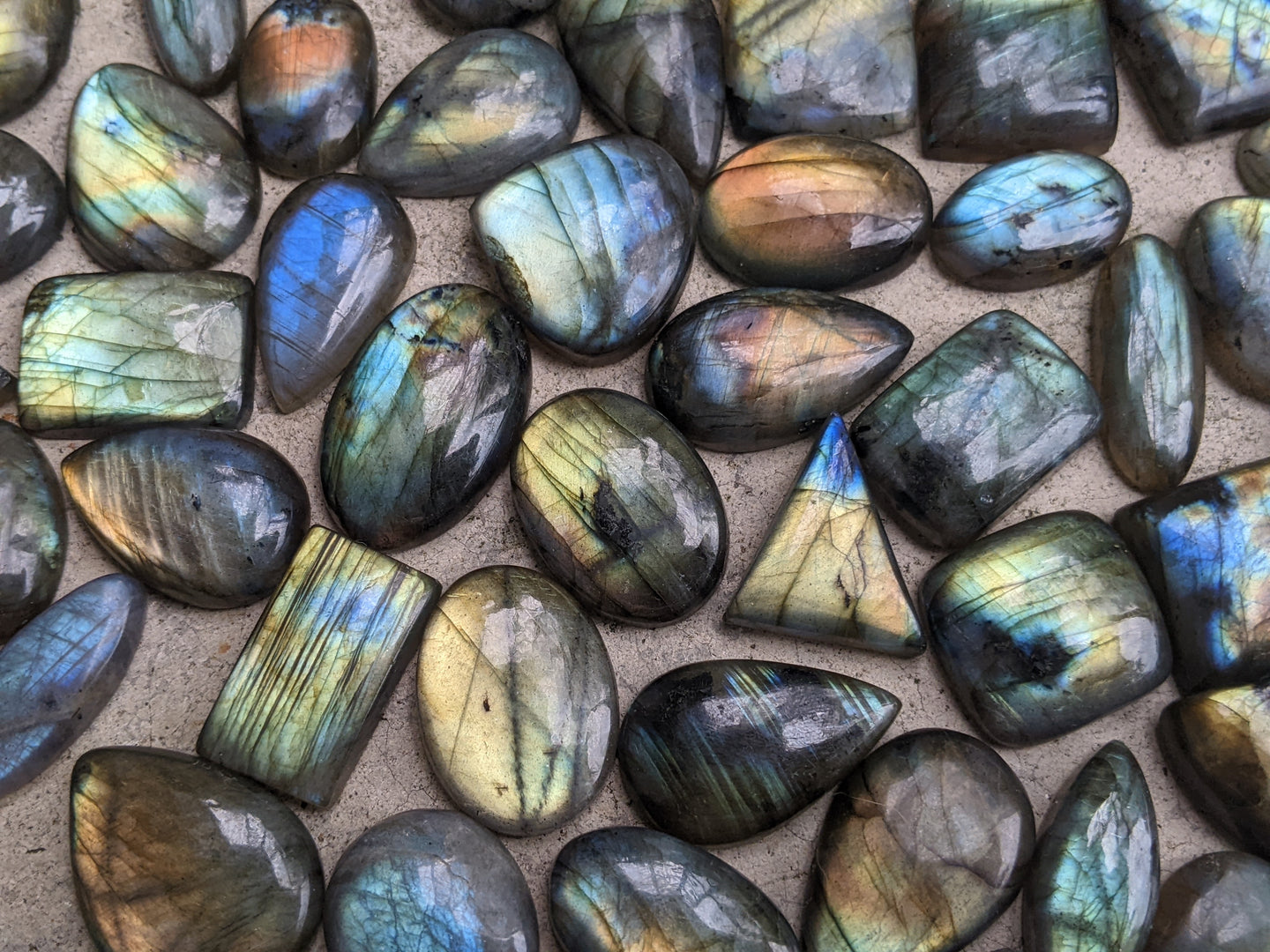 Labradorite Cabochons - Medium