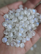 Moonstone Round Rose Cuts - 8mm