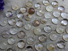 Load image into Gallery viewer, Golden Rutilated Quartz Round Cabochons - 8mm
